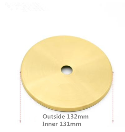 M10 See Durcheinander Gefaltet Runde Kappe Glas Keramik Mund Kappe Hohl Rohr Abdichtung Runde Blatt Beleuchtung Zubehör DIY Lampenschirm Abdeckung: Weiß