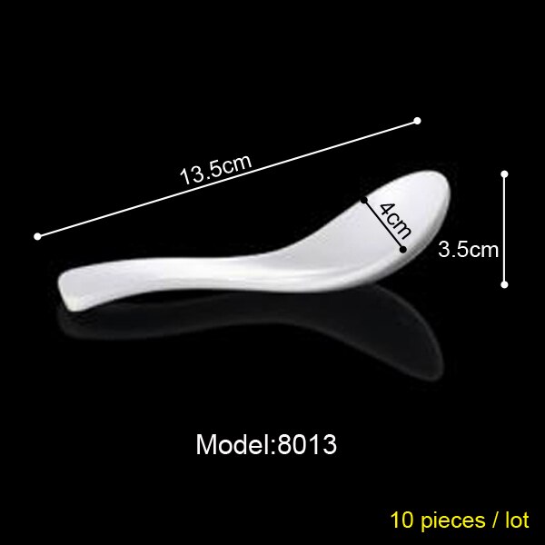100% Melamine Dinnerware Soup Spoon Restaurant Victualing House Household Spoon Soup Ladle A5 Melamine Spoon Melamine Tableware: 8013