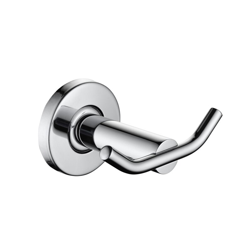 Robe Hook 2 Hooks Clothes Hook SUS 304 Stainless Steel Bathroom Kitchen Accessories Towel Hook: 1pcs
