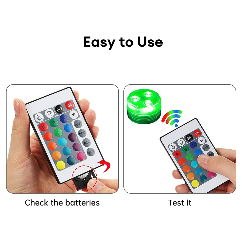 1-3pcs IR Infrared Remote Controller ONLY for W28 Series RGB LED Lamp 24 Keys Universal IR Extender Lighting Control