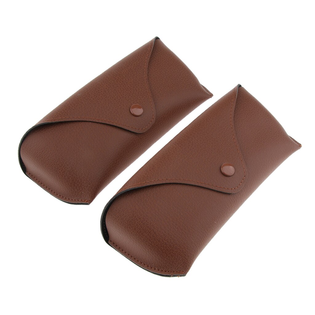 2pcs Soft Eyeglass Box Sunglasses Protector Case Organizer Glasses Container