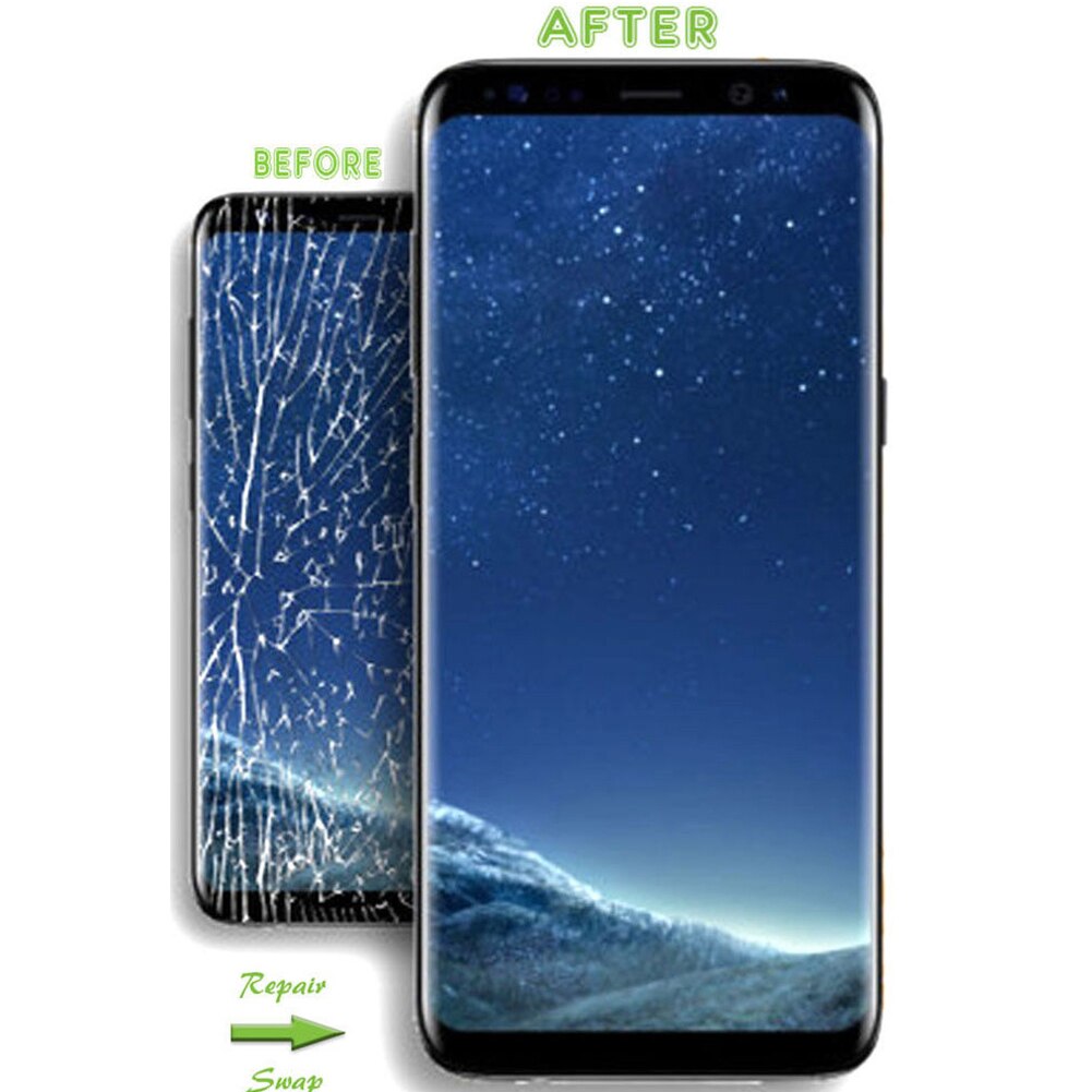 Bildschirm Objektiv Abdeckung Kompatibel für Samsung Galaxis Hinweis 8 9 10 Plus Vorderseite Glas Bildschirm Objektiv Ersatz Reparatur Bausatz + UV Kleber