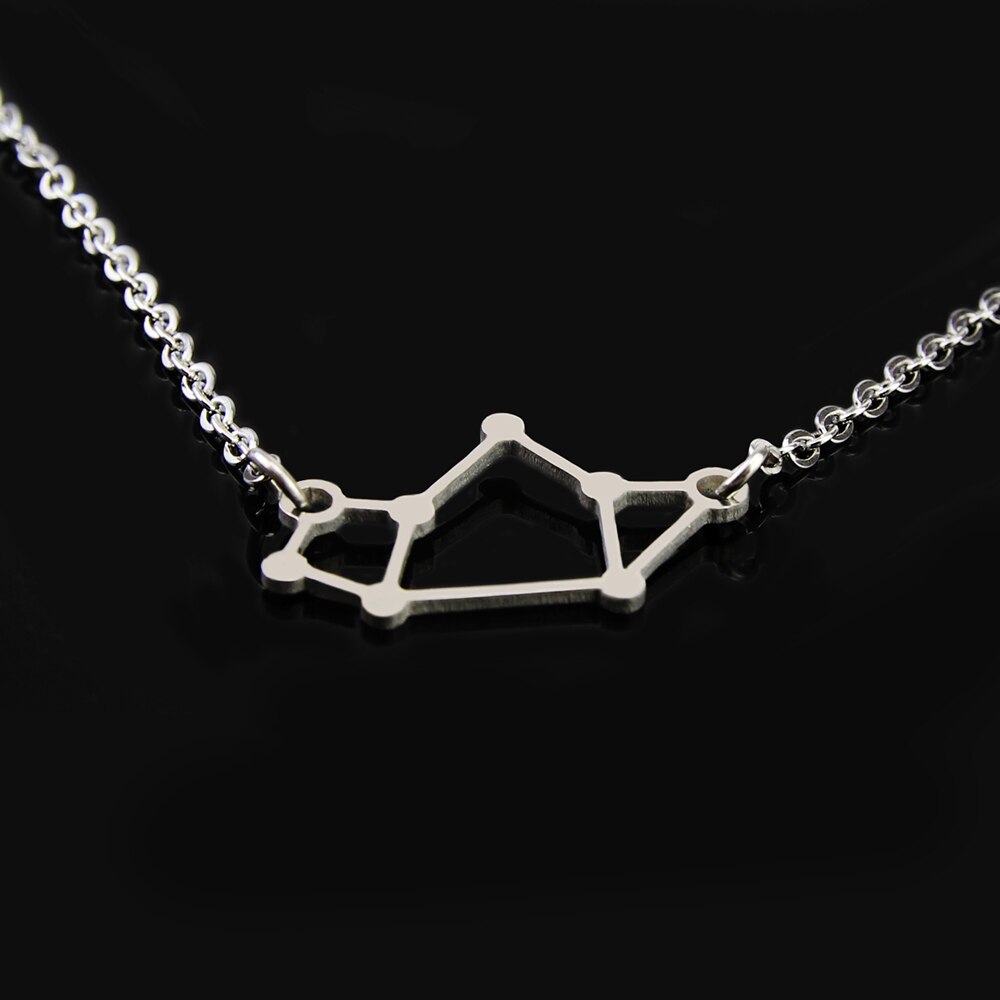 Rvs Boogschutter Constellation Ketting Charm Sieraden Initial Ketting Unieke Cadeaus Voor Beste Vrienden