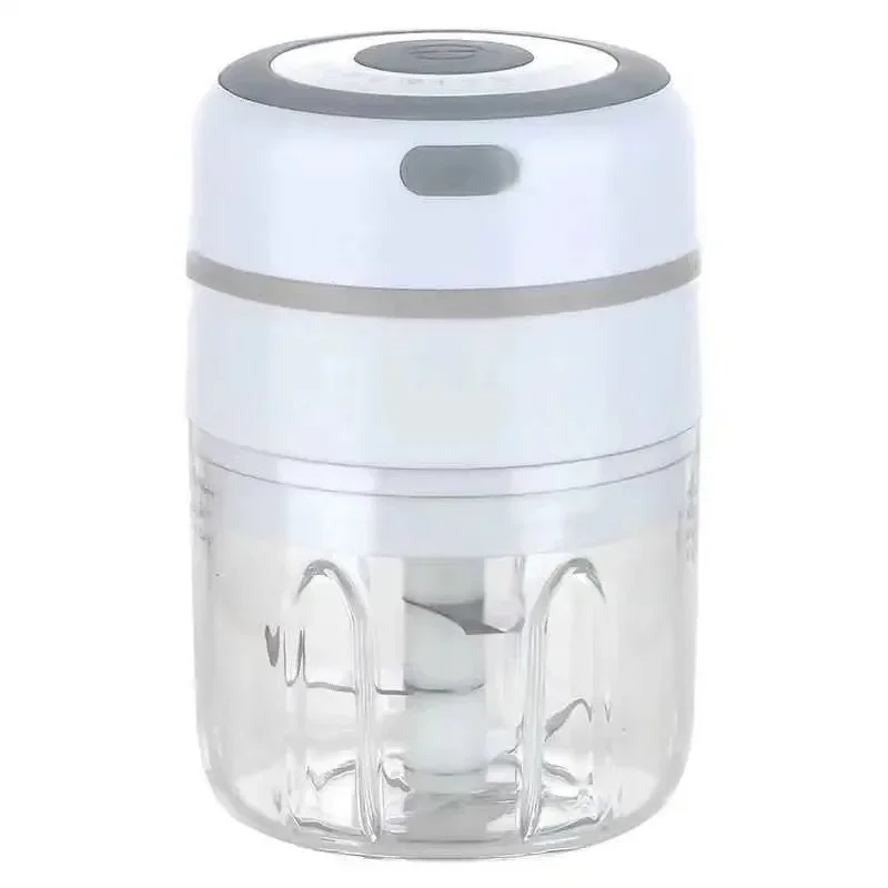 300ML elektryczny rozdrabniacz do czosnku USB ładowanie żywności warzywa mięso kruszarka ze stali nierdzewnej Mini Chili czosnek Masher gadżety kuchenne: Pomarańczowy