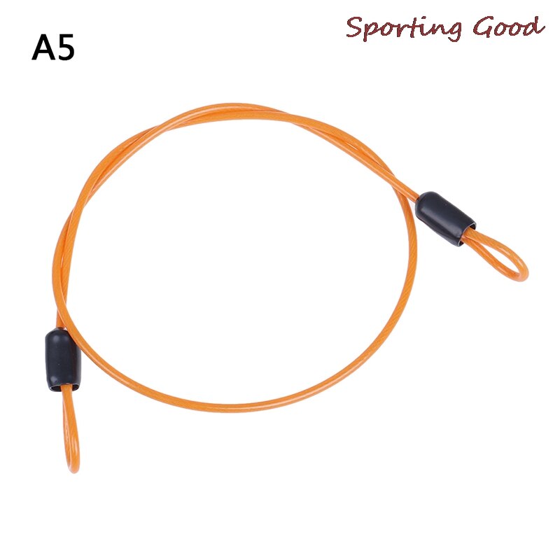Safety Cable Steel Wire Rope 50cm For Outdoor Sports Bike Lock Guard Security Luggage: A5