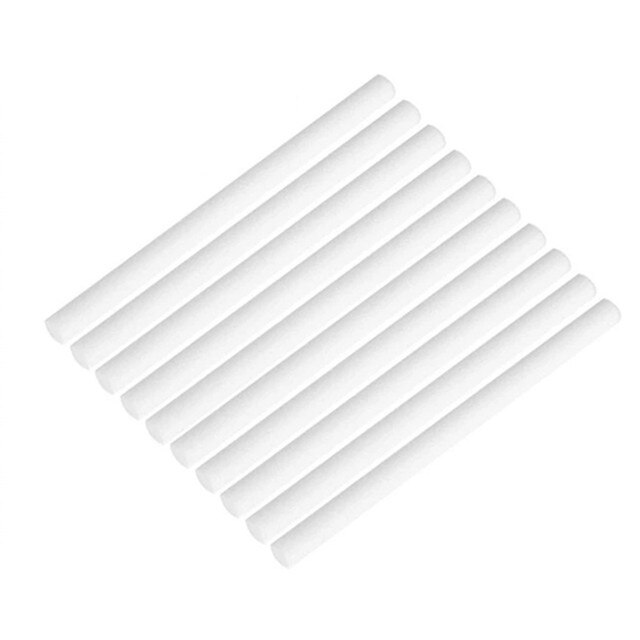 10 Stks/pak 7*142Mm Luchtbevochtiger Filter Vervanging Katoen Spons Stick Voor Usb Luchtbevochtiger Aroma Diffuser Mist Maker Air luchtbevochtiger: Default Title