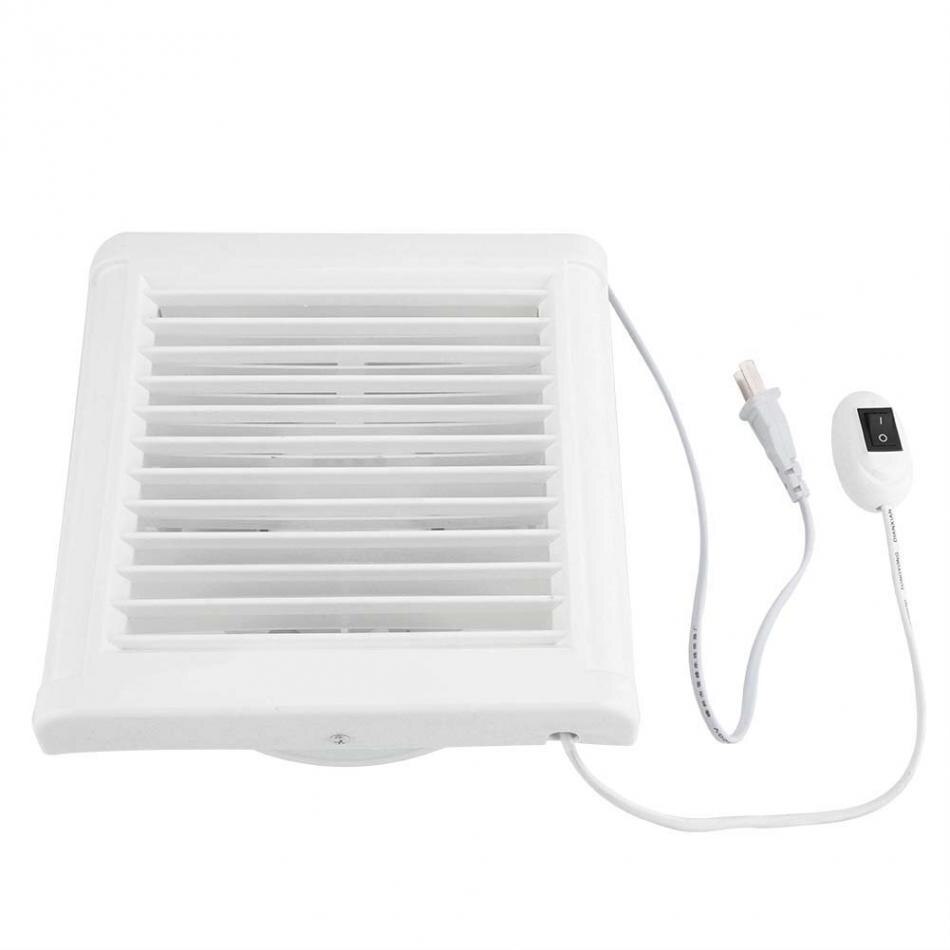 15W 220V Wall Mounted Exhaust Fan Low Noise Househeld Kitchen Garage Air Vent Ventilation Household Vent fan Tools