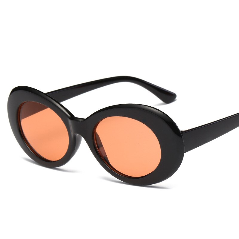 Kvinder ovale solbriller vintage solbriller damer beskyttelsesbriller hvide sorte briller  uv400: 02