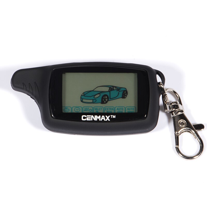 Cenmax St 8A Twee-weg Lcd Sleutelhanger Met Afstandsbediening Voor Auto Beveiliging Cenmax St 8A Twee-weg lcd Sleutelhanger