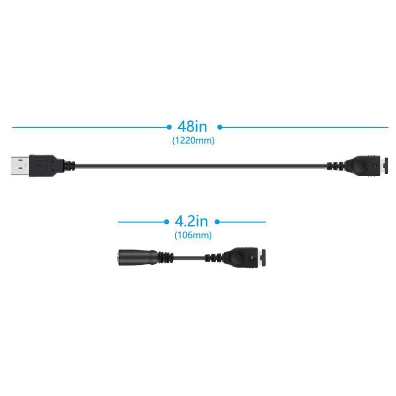 Charger Cable And 3.5MM Headphone Earphone Jack Adapter Cord Cable For Nintendo Gameboy Advance GBA SP