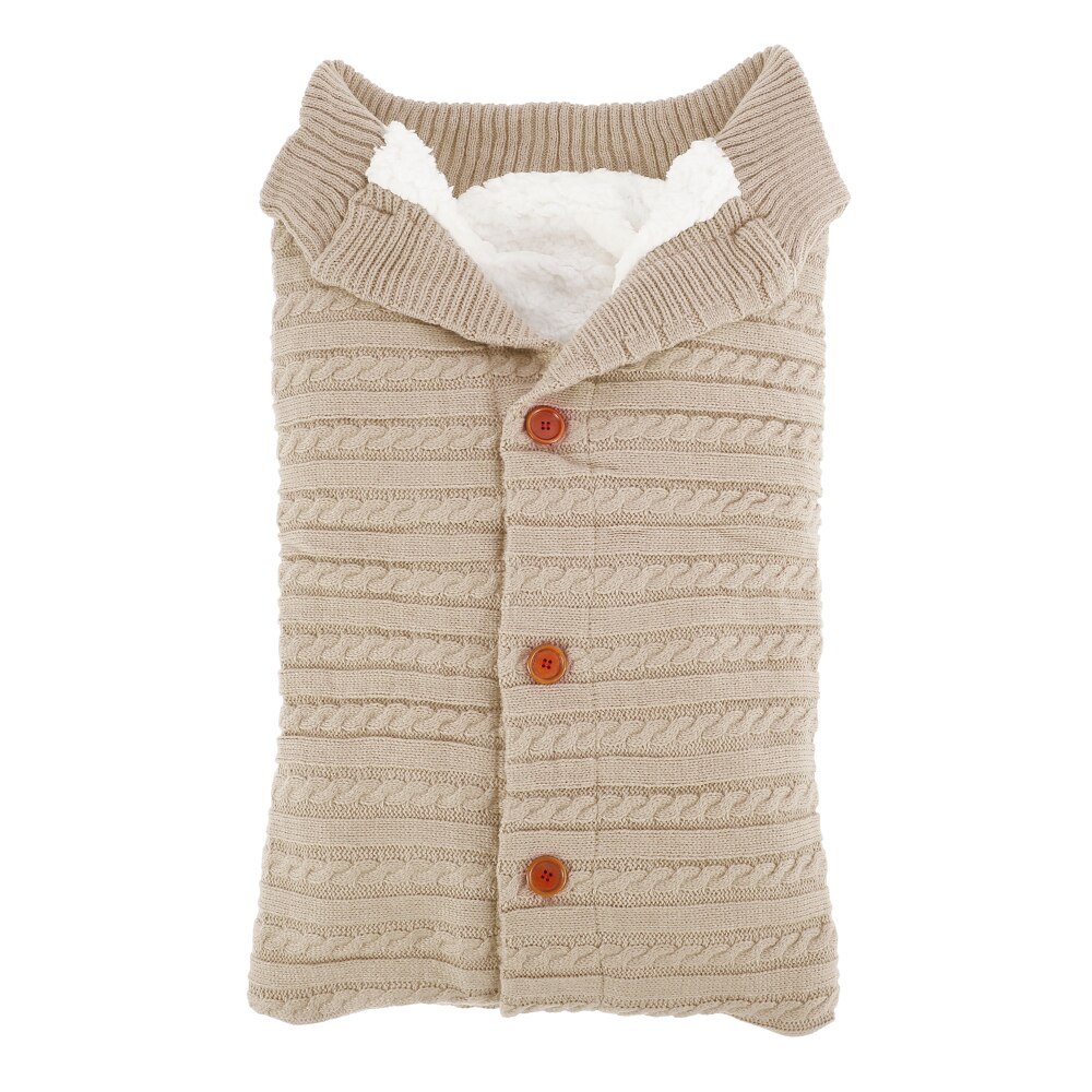 Baby Schlafsack Winter Warme Schlafsäcke Kleinkind Geschmack betroffen wickeln wickeln Kinderwagen wickeln Kleinkind Decke wickeln Schlafsack 0 ~ 12M: Beige