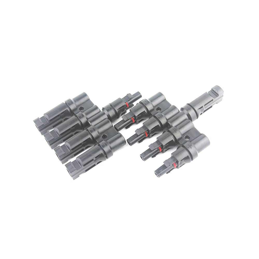 home solar panel kit accessories waterproof durable solar connector: 4 in 1