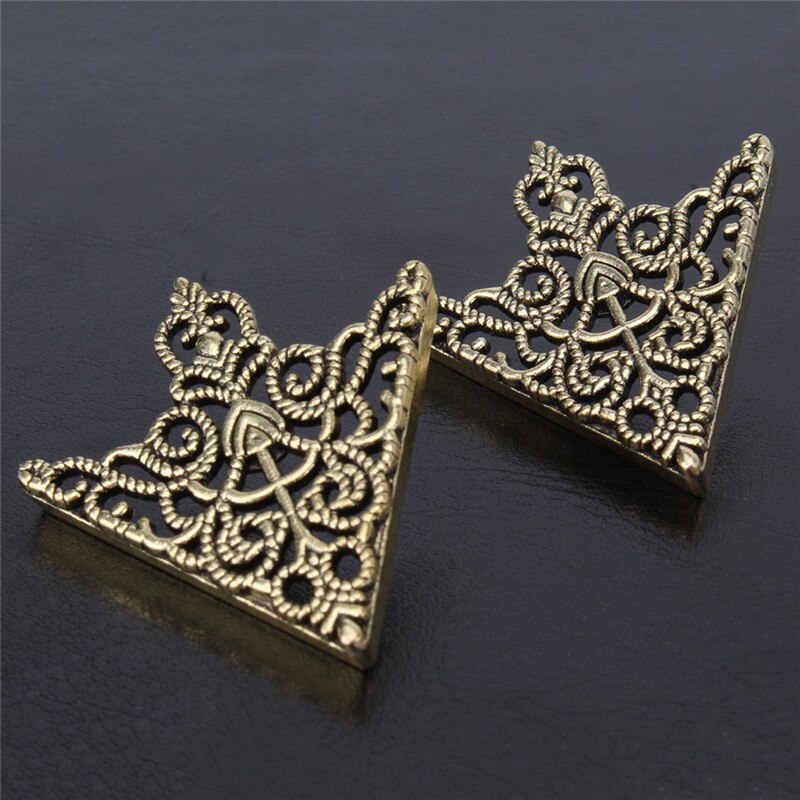 broche para Cuello de camisa Pin esquinero hebillas Vintage Crown Hollow patrón para hombres mujeres esquina Ropa Accesorios