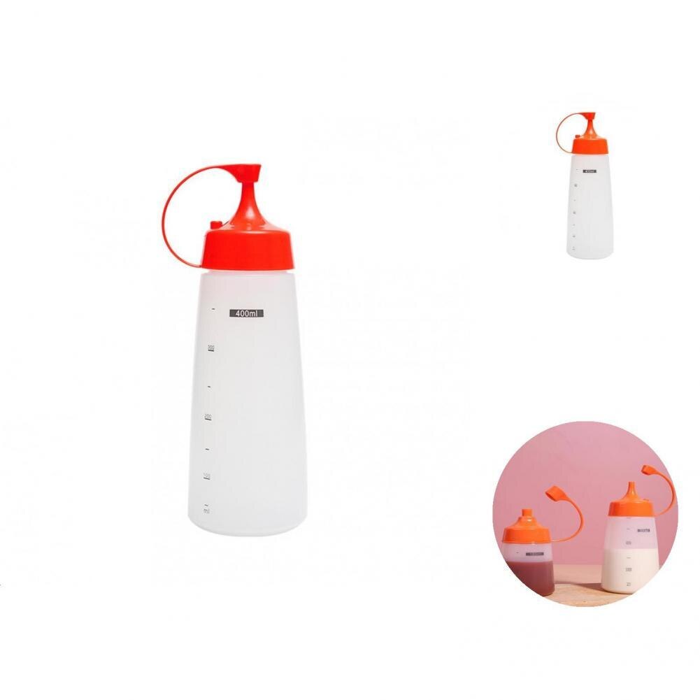 Sauce Bottle Portable Squeeze Bottle Plastic Multi-use Unique Sturdy Strong Sealing Squeeze Bottle