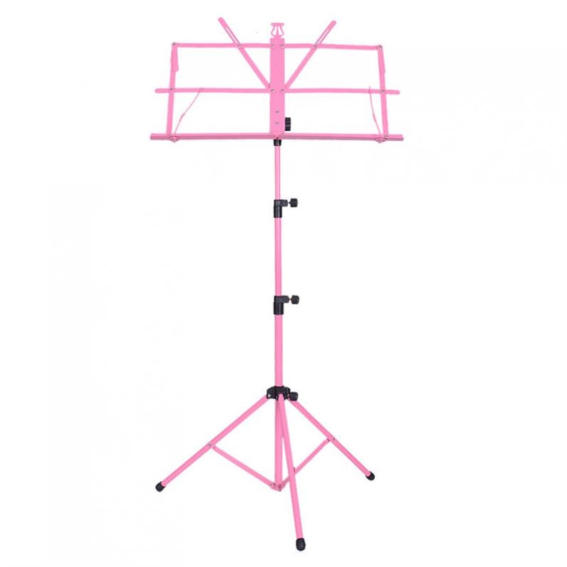 Folding Music Tripod Stand Holder Aluminum Alloy Stand Height Adjustable with Carry Bag for Violin Piano Guitar Instrument
