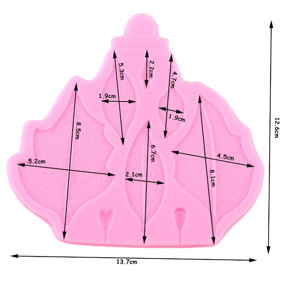 Poinsettia flor molde de silicona boda utensilios para decoración de tortas con fondant Cupcake Topper de arcilla Chocolate pastillaje moldes para gelatina