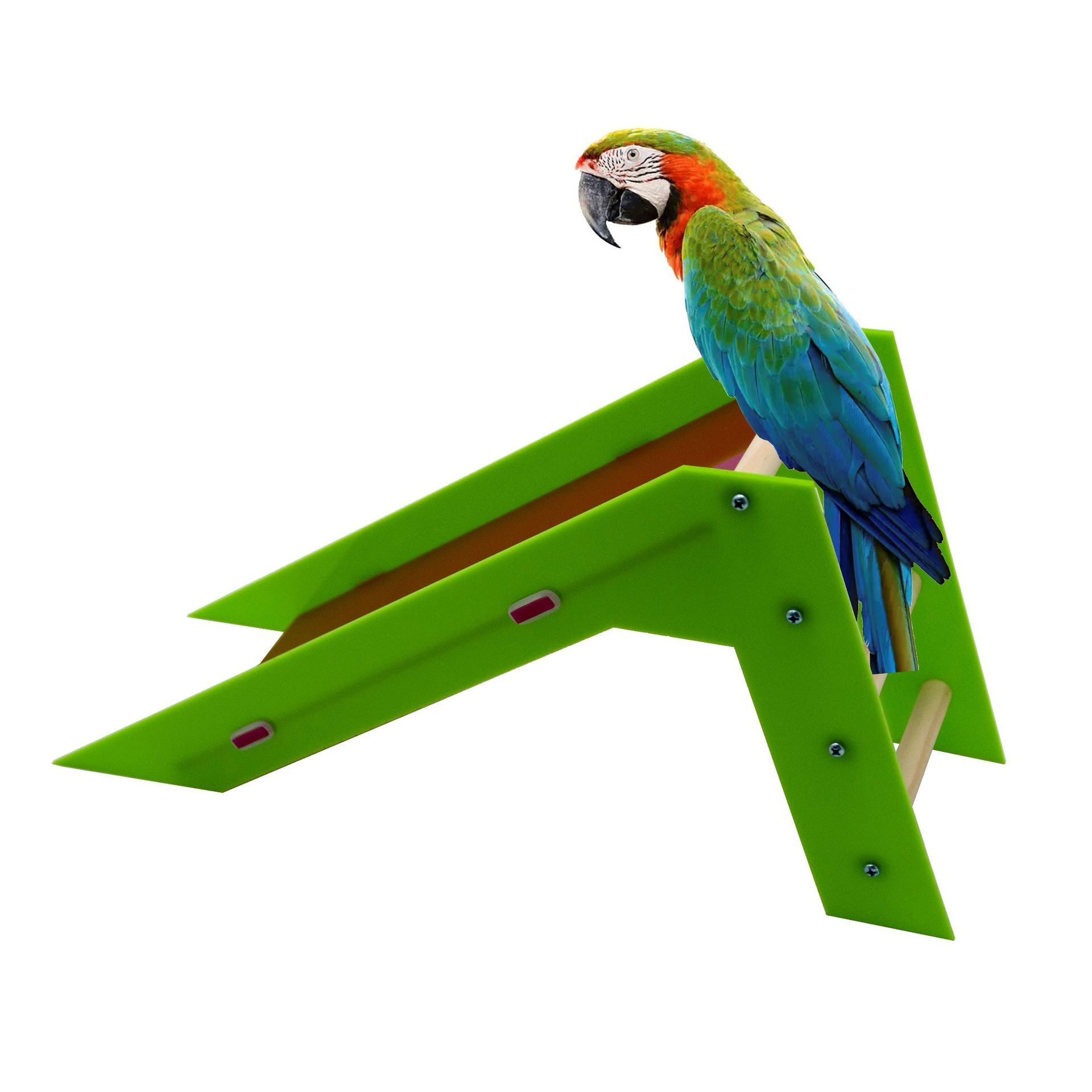 1 stks Papegaai Producten Vogels Speelgoed Puzzel Interactief Speelgoed Vaardigheden Training Papegaai Gladde Stappen Ladder Slides
