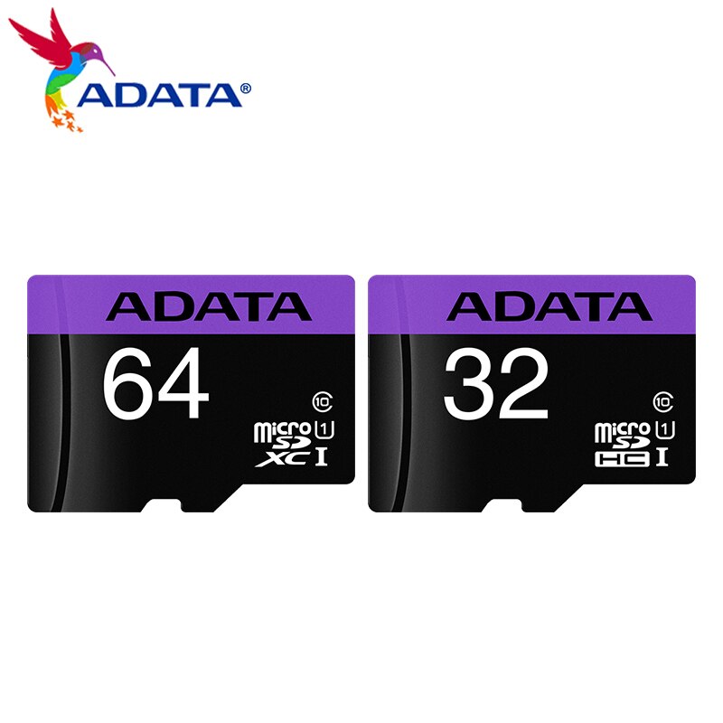 ADATA 64GB Micro SD Card 32GB TF Flash Card 64GB Class 10 High Speed Memory Card For Smartphone 100% Original