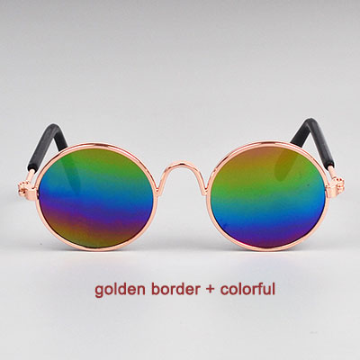 Cool de para mascotas gafas gato perrito gafas de sol ojo ropa cachorro gafas de sol foto Prop, suministros para mascotas, accesorios para perros pequeños: color 1
