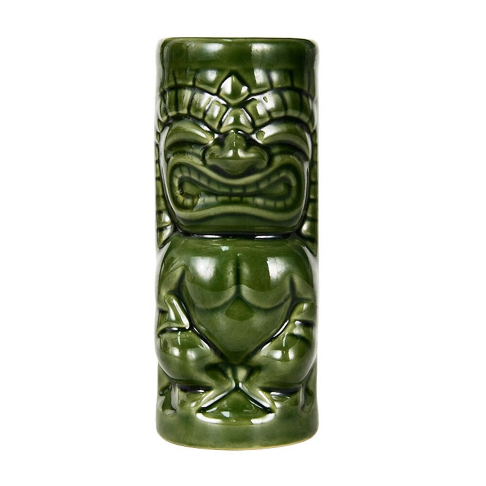Hawaii tiki muggar bar cocktail glas öl drink kopp aimar statu dödskalle docka keramisk kopp: C -350ml