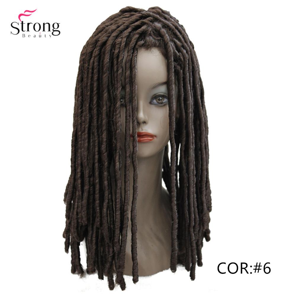Strongbeauty twist hair crotchet fletter parykker syntetiske dreadlocks fletter hårparykk: #6