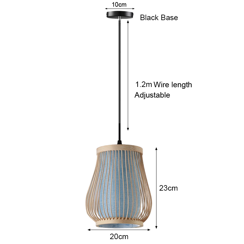 Rotan Hanglampen Bamboe Lantaarn Hanglamp Hand-Geweven Bamboe Lampenkappen E27 Verlichtingsarmaturen Eetkamer Woonkamer Decor: violet