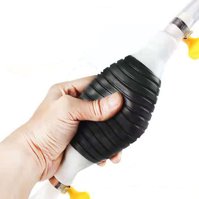 Universal For Car Motorcycle Boat Manual Fuel Pump Line Hand Primer Lamp Water Oil Gasoline Gasoline Diesel Liquid Transfer