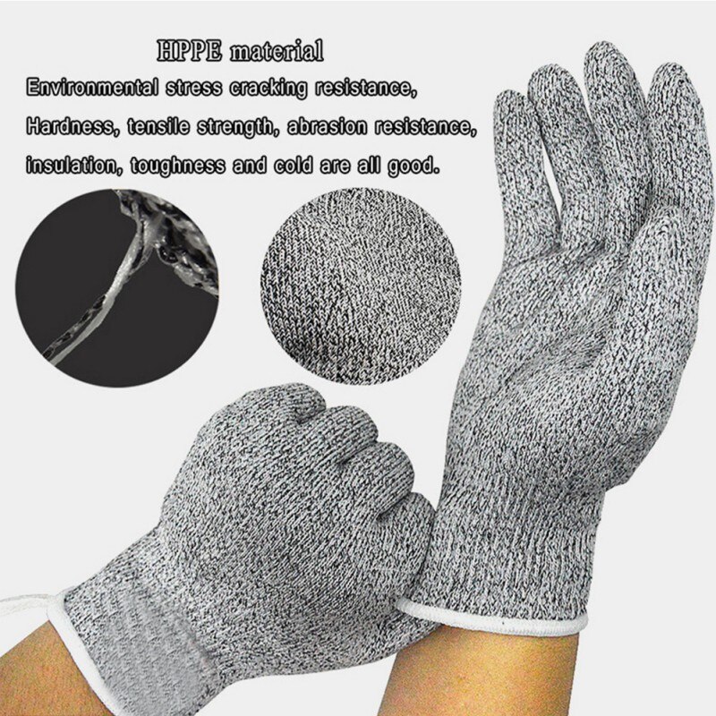 Cut-Proof Handschoenen Touch Screen Handschoenen Cut-Proof Gaas Metalen Outdoor Vissen Handschoenen