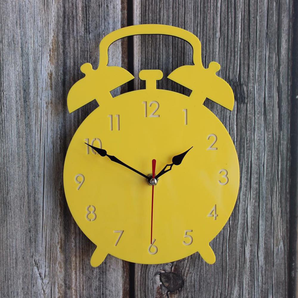 Nordic Silent Alarm Clock Style Wall Clock Modern Clocks Home Decor Office European Style Hanging Wall Watch Clocks CD