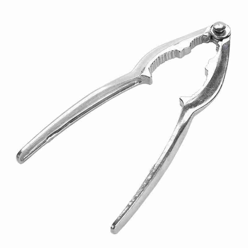 Walnut Clip Zinc Alloy Nutcracker Sheller Walnut Nut Fruit Cracker Almond Kitchen Walnut Pecan Tool Quick Accessories Nutcr P5J0: Default Title
