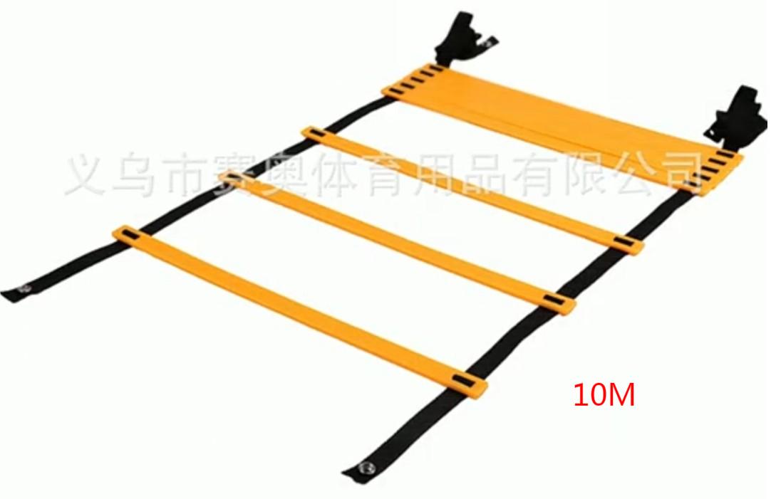 Training Soccer Training Equipment Agility Ladder Step Training Jump Ladder Football Basketball Training Jump Lattice Ladder: 10m
