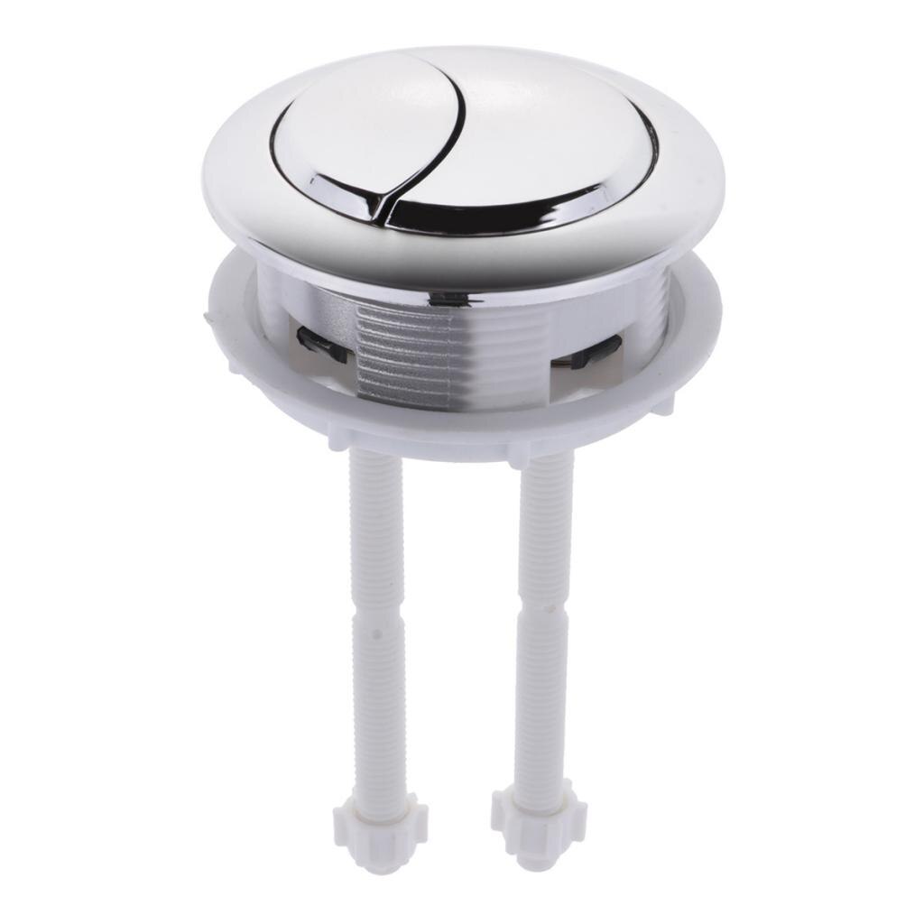 Thread 38/48/58mm Toilet Dual Push Flush Round Head Button Water Valve