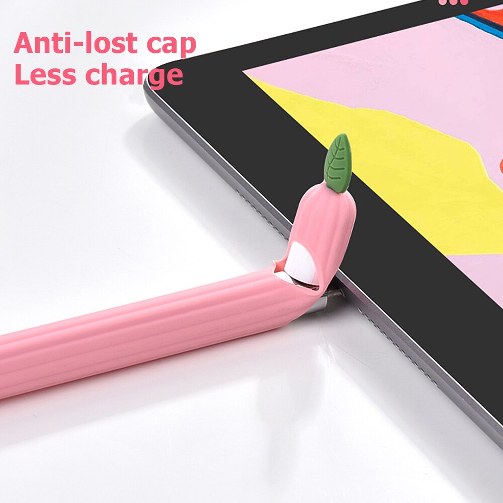 Für Apple bleistift 1 2 fall abdeckung Universal Bunte für IPad Bleistift fall Nicht-slip schutz silikon Für apple bleistift 2 1 Hülse