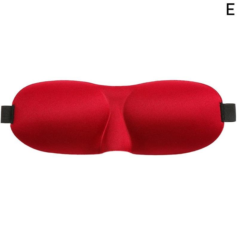 3D Sleep Mask Sleeping Eye Mask Yes / No nose Eyeshade Cover Shade Eye Patch Women Men Soft Portable Blindfold Travel Eyepatch: E