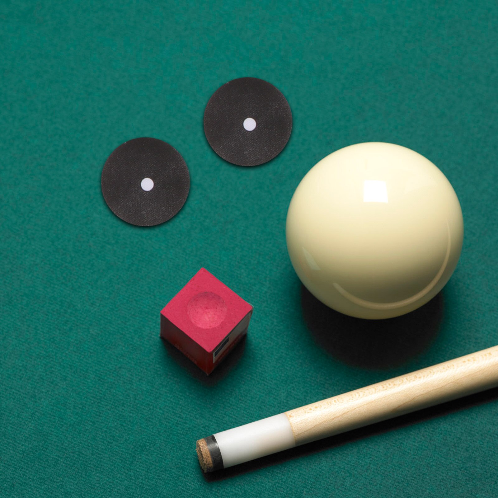 2 Sheets Pool Table Marker Dot Pool Table Black Billiard Black Dot Billiard Marker Sticker for Protection Replace