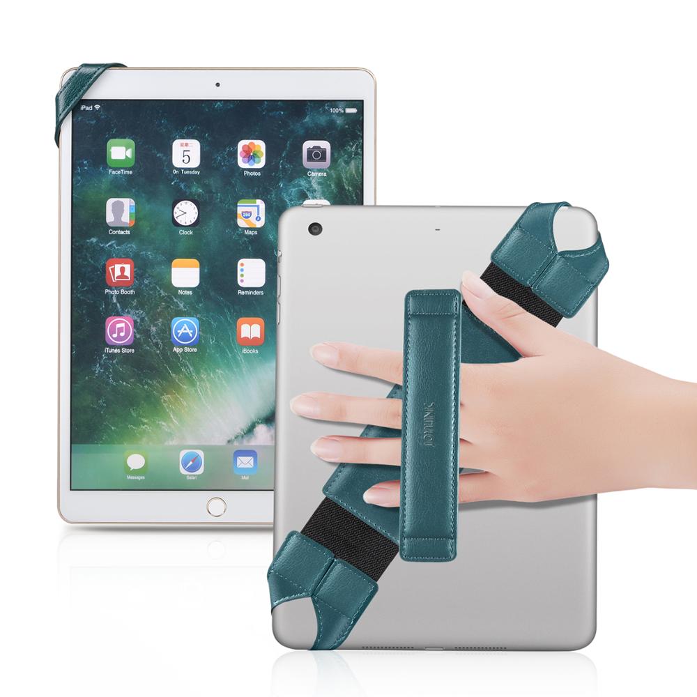 Tablet Hand Holder for iPad 9.7~10.5 inch Joylink 360 Degrees Swivel Generic Leather Handle Grip with Elastic Belt