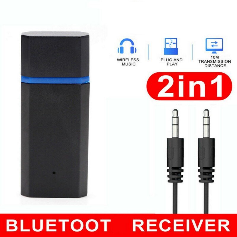 Usb-bluetooth- 5.0- empfänger , 3.5mm- port-funkadapter für tv, pc, kopfhörer und lautsprecher