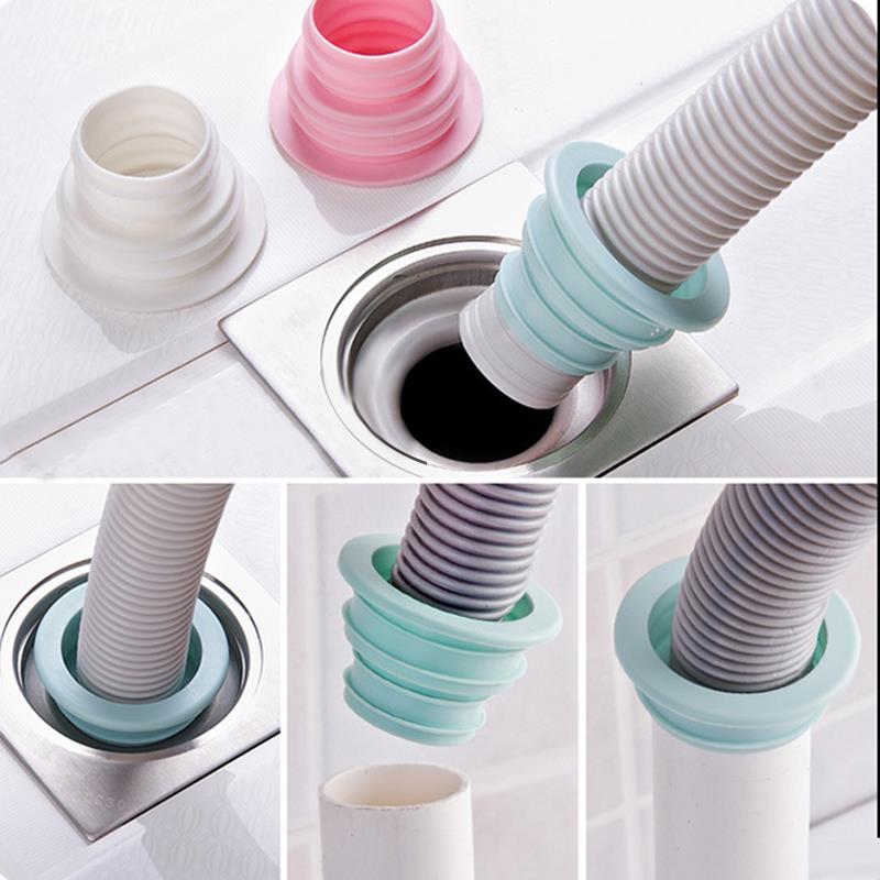 1Pcs Riool Seal Ring Rubber Afvoerpijp Seal Slang Riool Afdichting Ring Voor Keuken Anti Geur Afdichtring Wasmachine afdichting Plug