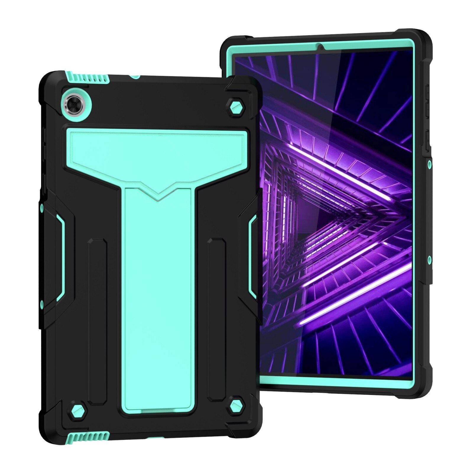 Tablet Case for Lenovo Tab M10 FHD Plus 2nd Gen - Shockproof Leather Stand Cover: I