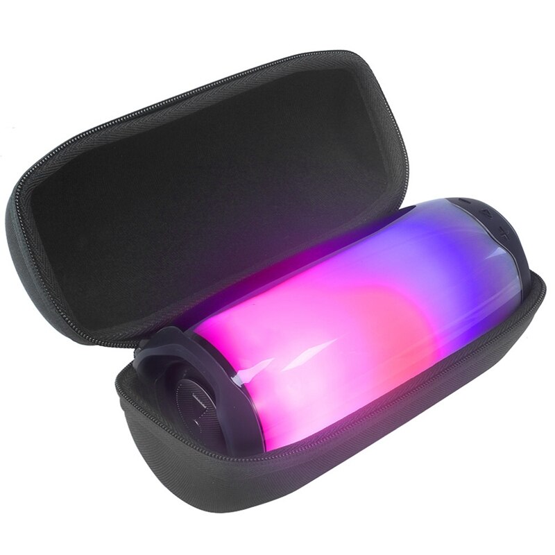 Harde eva reistas, beschermende opberghoes, luidsprekerhoes, opbergdoos voor jbl pulse 4 bluetooth-luidsprekeraccessoires (zwart)