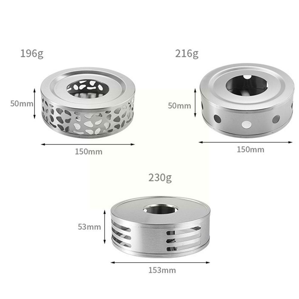 Draagbare Warmer Thee Houder Duurzaam Staal Kaars Warmer Base Thee Trivets Koffie Theepot Warmer Licht Verwarming Houder K5N3