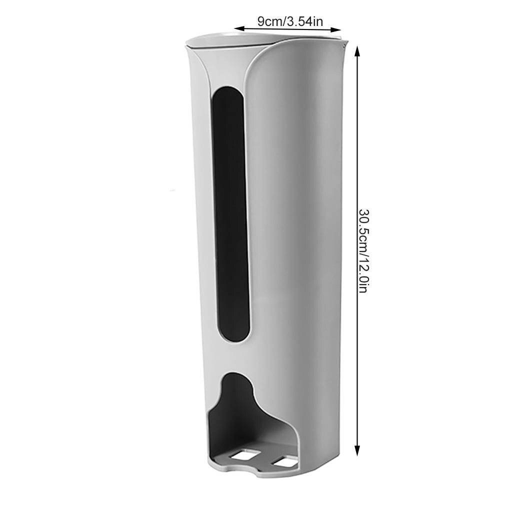 Keuken Muur Gemonteerde Plastic Zak Opslag Houder Vuilnis Pouch Saver Organisator Dispenser: 03