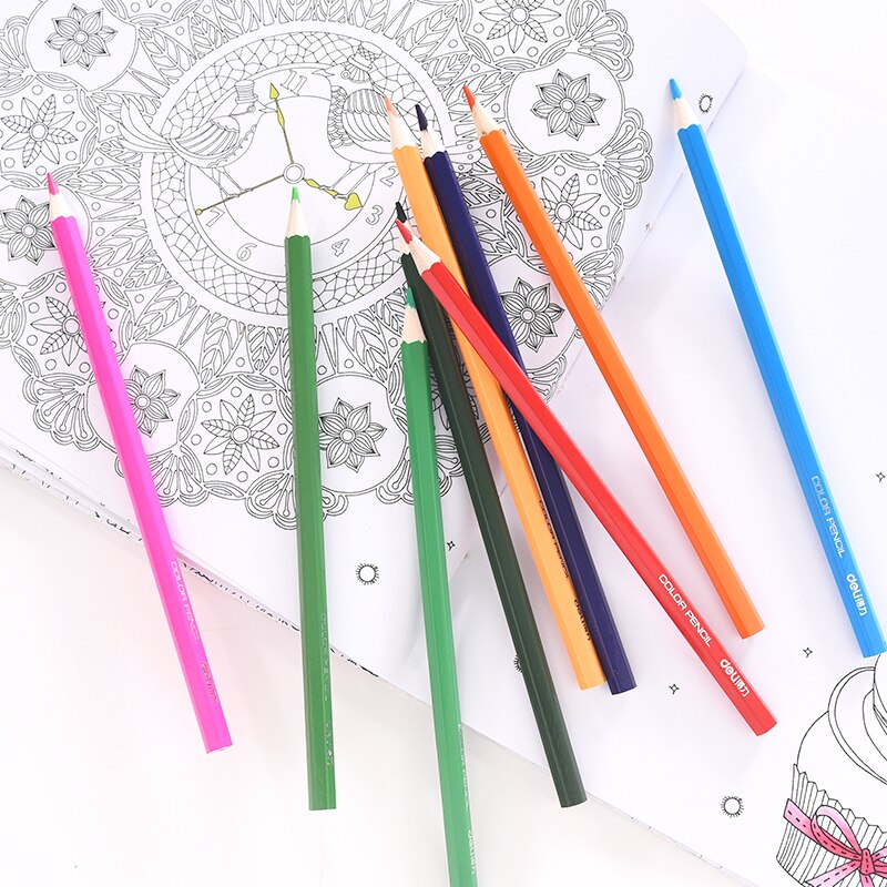 Children color lead painting pencil set Cute Cartoon students graffiti drawing learning stationery School Supply