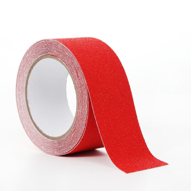 Outdoor Anti-Slip Tape Stickers High Friction Non Slip Tape Abrasive Adhesive For Stairs Safety Tread Step Bath Kitchen Gadgets: red