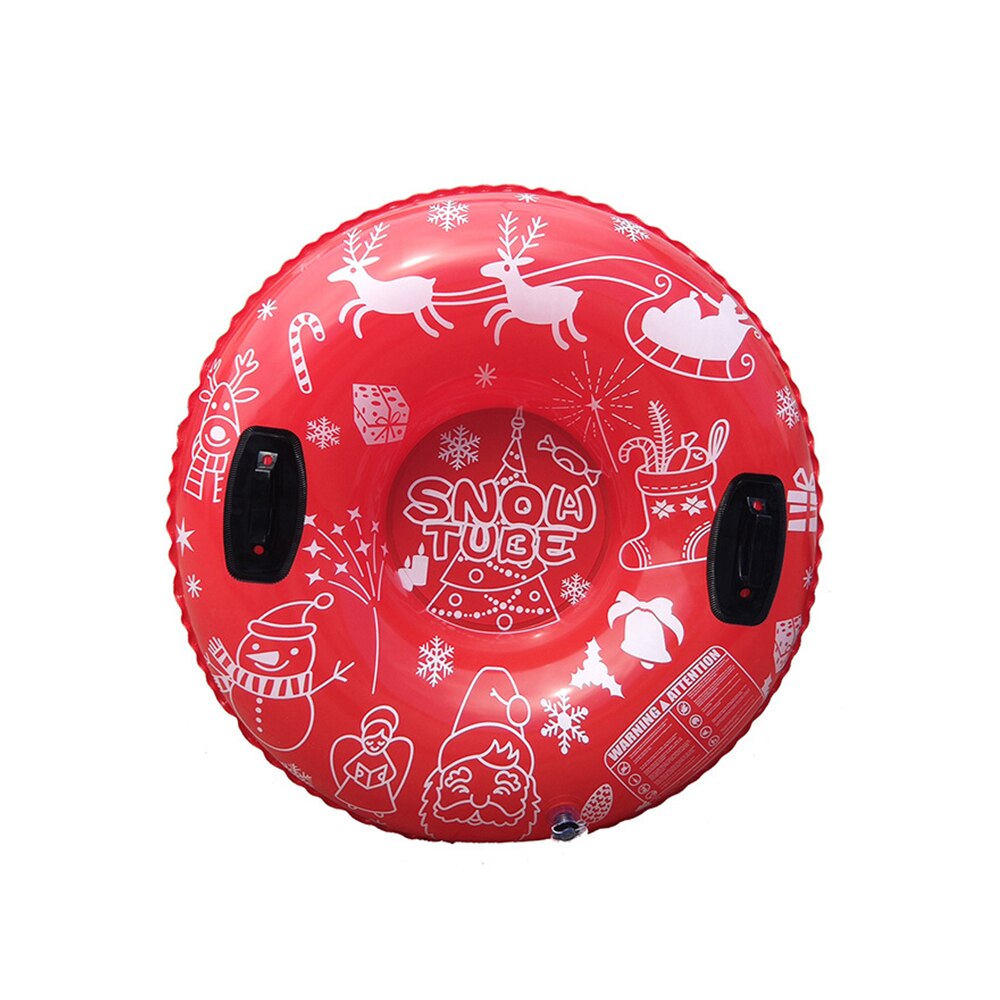 Winter Aufblasbare Schwebte Skifahren Ring Tragen Beständig Schnee Rohr Mit Griff Pvc Schnee Schlitten Reifen Kind Ski draussen Sport Liefert: verrotten