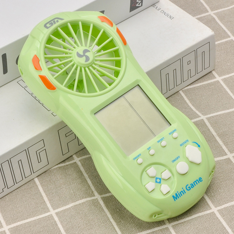 Netto Rood Hetzelfde Speelgoed Fan Game Console Licht Speelgoed Handheld Game Console: green