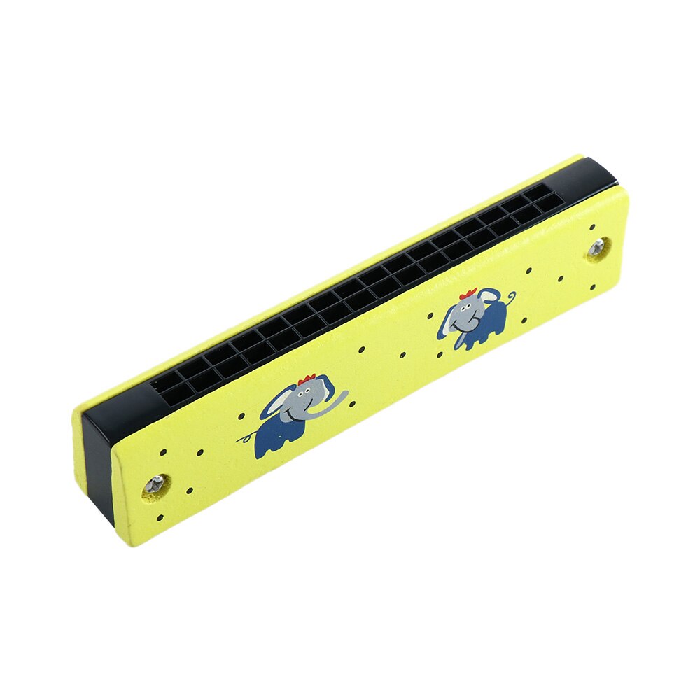 16 Holes Cute Harmonica Musical Instrument Montessori Educational Toys Cartoon Pattern Kids Wind Instrument Children Kids: G