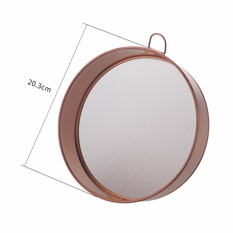 1/2Pcs Cuisine Rond Fine Maille Tamis Filtre À Farine Domestique Tamis à Farine En Acier Inoxydable Filtre à Thé De Cuisson Poudre De Cacao Tamis: 1pc rose gold L