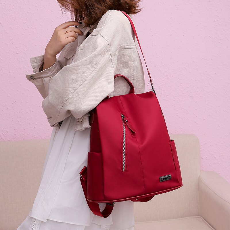 Novo multifuncional mochila feminina à prova dwaterproof água oxford bagpack feminino anti roubo mochila para meninas 2019 sac a dos