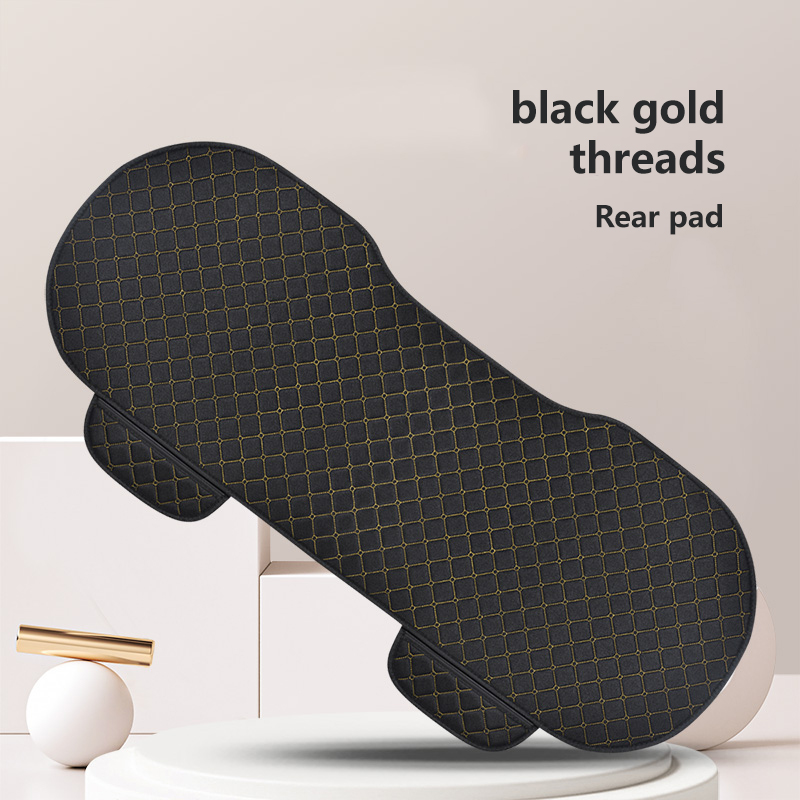 Breathable fabric fabric linen car seat cover Four Seasons General Motors seat cover cushion car seat protection pad car interio: rose dust